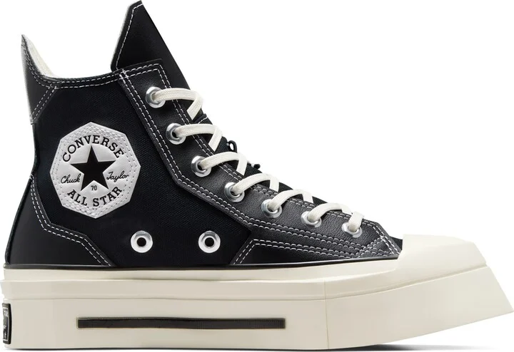 Gender Inclusive Chuck 70 De Luxe Square Toe Platform High Top Sneaker - Image 2