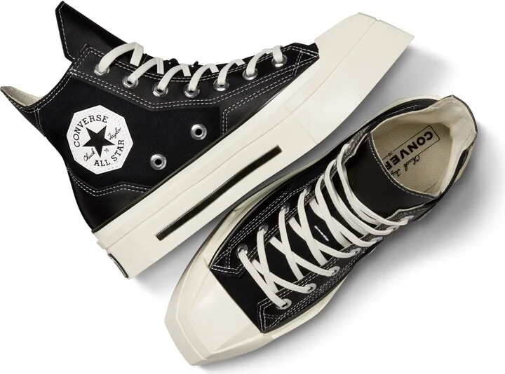 Gender Inclusive Chuck 70 De Luxe Square Toe Platform High Top Sneaker - Image 6