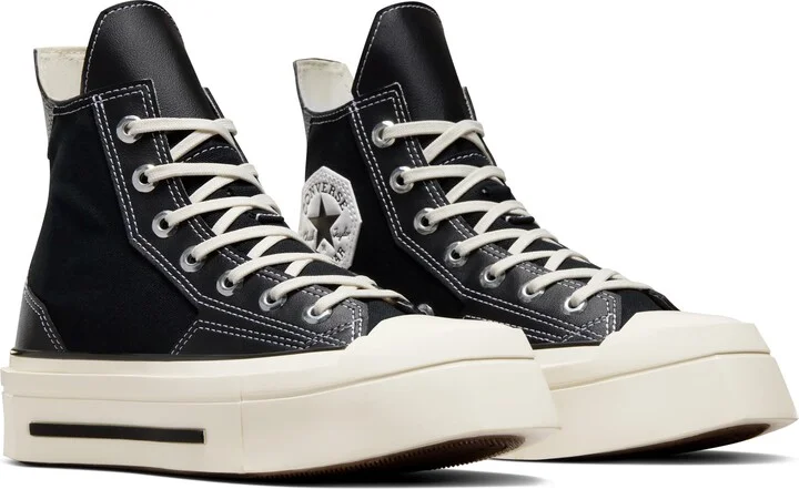 Gender Inclusive Chuck 70 De Luxe Square Toe Platform High Top Sneaker - Image 9