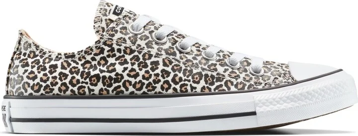 Gender Inclusive Chuck Taylor All Star Leopard Spot Canvas Low Top Sneaker - Image 2