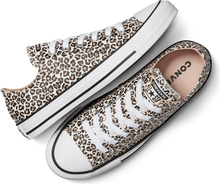 Gender Inclusive Chuck Taylor All Star Leopard Spot Canvas Low Top Sneaker - Image 3