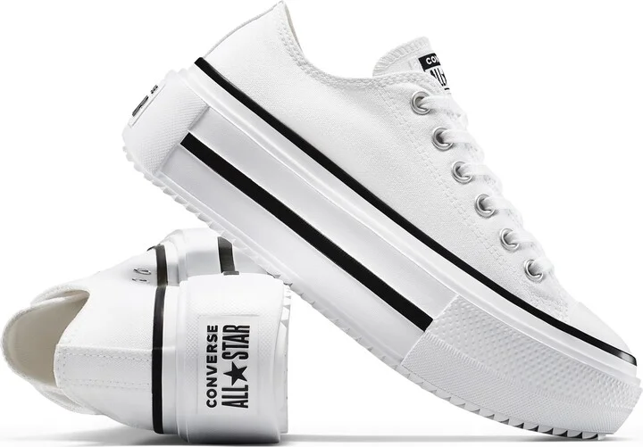 Gender Inclusive Chuck Taylor All Star Lift Double Stack Low Top Platform Sneaker - Image 10
