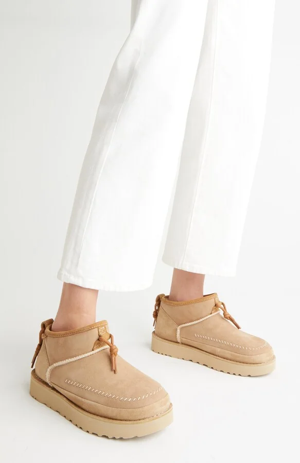 Gender Inclusive Ultra Mini Crafted Regenerate Genuine Shearling Lined Bootie - Image 6
