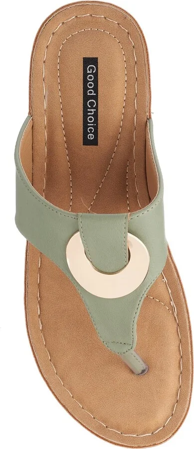 Genelle Wedge Thong Toe Sandal - Image 8