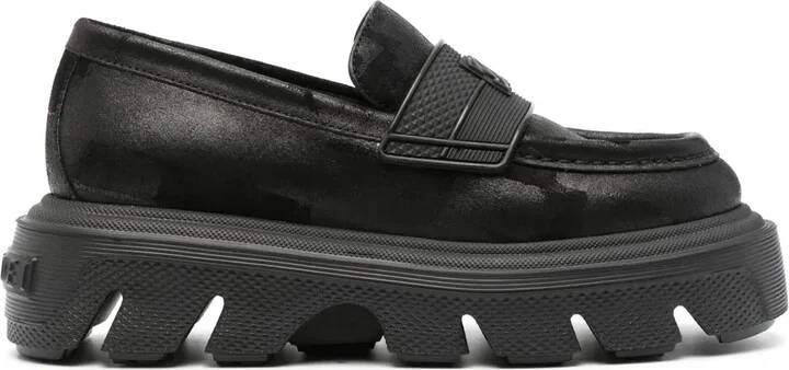 Generation C logo-embossed loafers