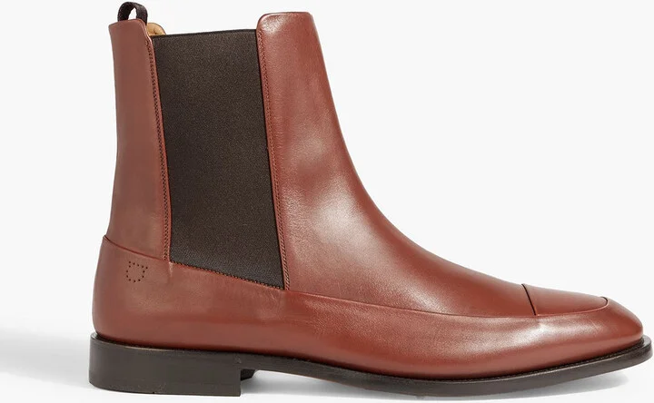 Genesio leather Chelsea boots