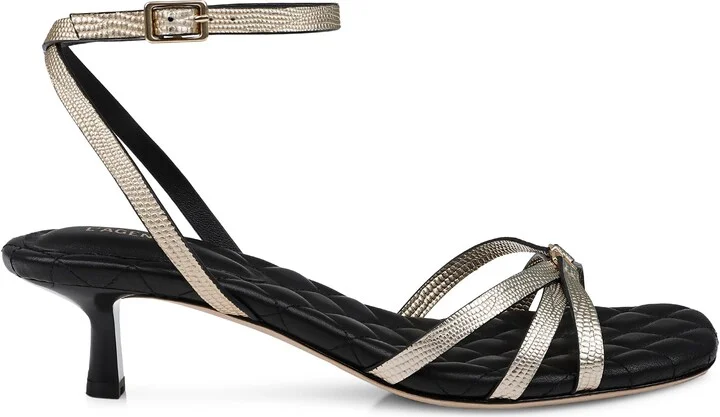 Genette Ankle Strap Kitten Heel Sandal - Image 3