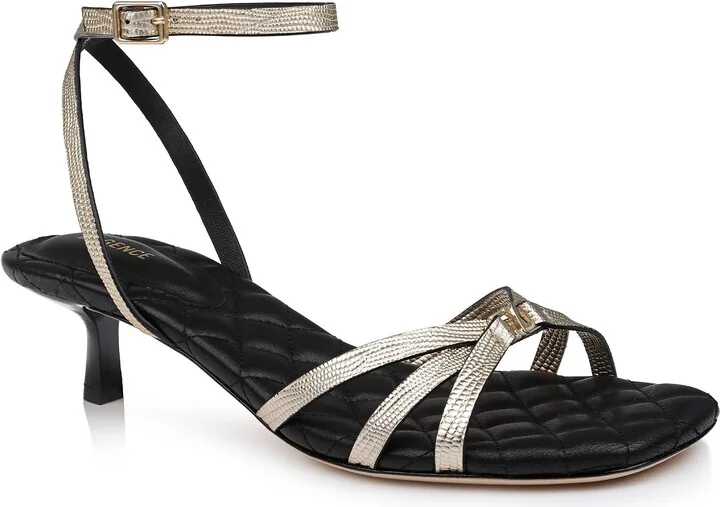Genette Ankle Strap Kitten Heel Sandal