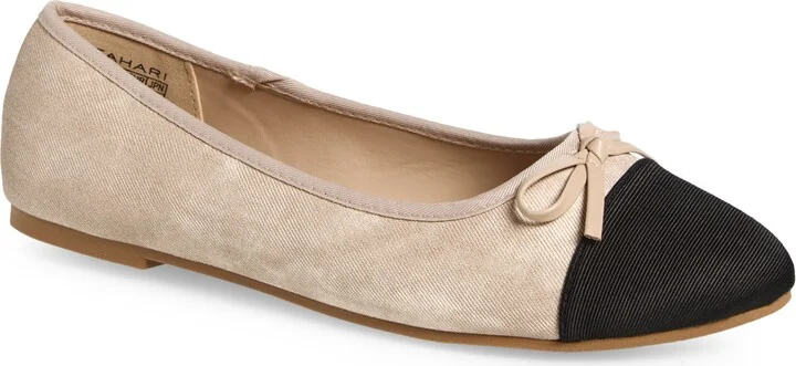 Geneva Cap Toe Ballet Flat