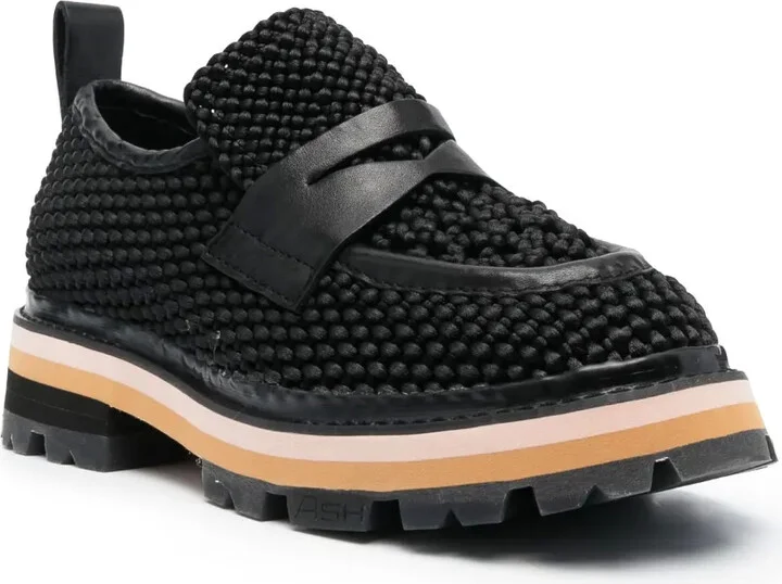Genial textured leather loafers - Image 2