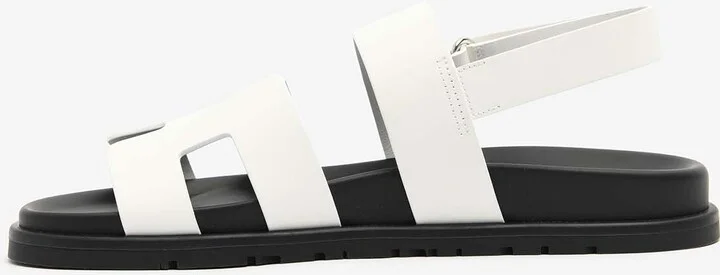 Genius Sandals in White Calfskin - Image 3