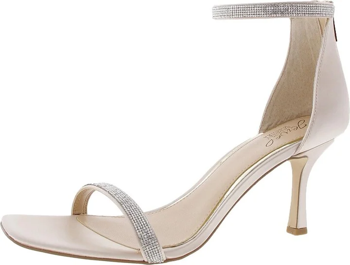 Genny Womens Open Toe Stilletto Ankle Strap
