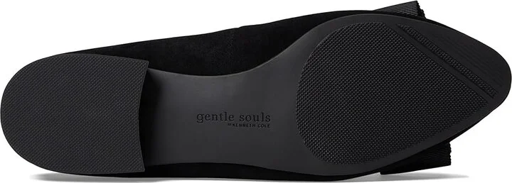 Gentle Souls by Kenneth Cole Atlas Flat Women's Shoes Black : 5 M, Leather - Image 3