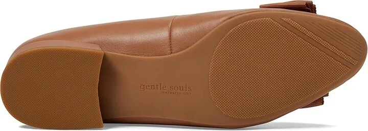 Gentle Souls by Kenneth Cole Atlas Flat Women's Shoes Camel Leather : 6.5 M - Image 3