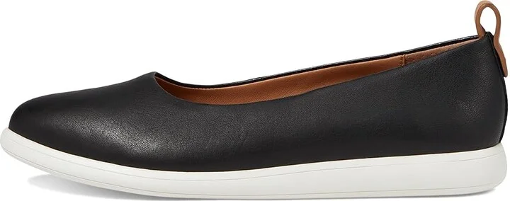 Gentle Souls by Kenneth Cole Bella Women's Flat Shoes Black Leather : 5.5 M - Image 5