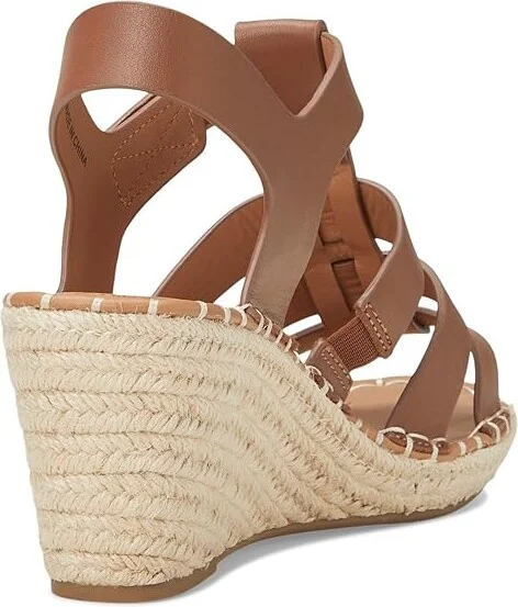 Gentle Souls by Kenneth Cole Capelin Women's Wedge Shoes Luggage Leather : 5.5 M - Image 4