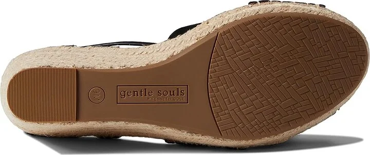 Gentle Souls by Kenneth Cole Charli X Band Buckle Women's Shoes Black : 6 M, Leather - Image 3