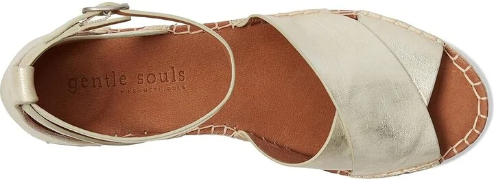 Gentle Souls by Kenneth Cole Charli X Band Buckle Women's Shoes Ice : 6 M, Leather - Image 2