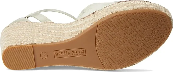 Gentle Souls by Kenneth Cole Charli X Band Buckle Women's Shoes Ice : 6 M, Leather - Image 3