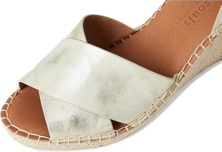 Gentle Souls by Kenneth Cole Charli X Band Buckle Women's Shoes Ice : 6 M, Leather - Image 7