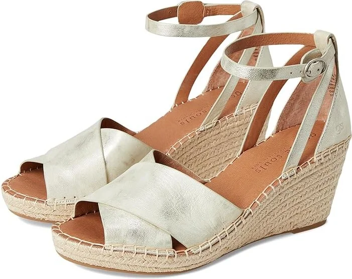 Gentle Souls by Kenneth Cole Charli X Band Buckle Women's Shoes Ice : 6 M, Leather
