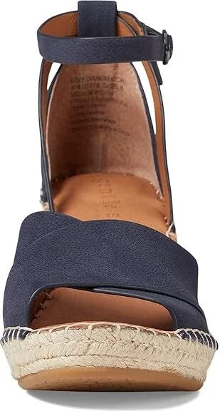 Gentle Souls by Kenneth Cole Charli X Band Buckle Women's Shoes Navy : 5.5 M, Leather - Image 2