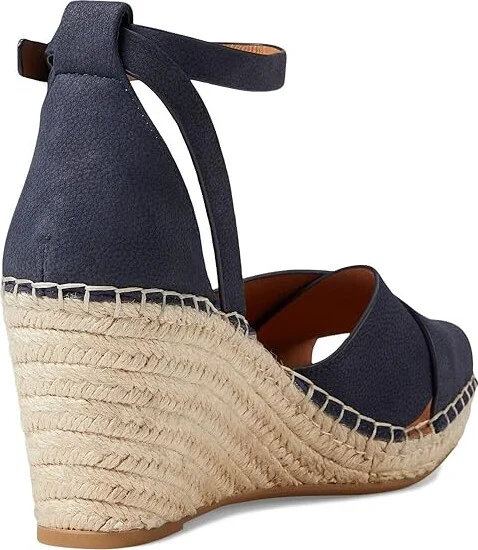 Gentle Souls by Kenneth Cole Charli X Band Buckle Women's Shoes Navy : 5.5 M, Leather - Image 4