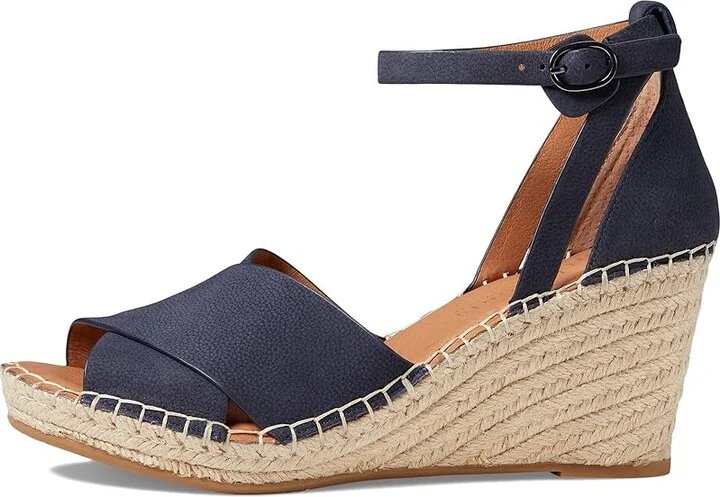 Gentle Souls by Kenneth Cole Charli X Band Buckle Women's Shoes Navy : 5.5 M, Leather - Image 5