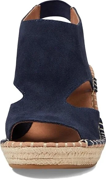 Gentle Souls by Kenneth Cole Cody Women's Shoes Navy Suede : 5.5 M, Leather - Image 2