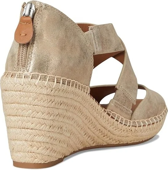 Gentle Souls by Kenneth Cole Corinne Women's Wedge Shoes Gravel Leather : 6 M - Image 4