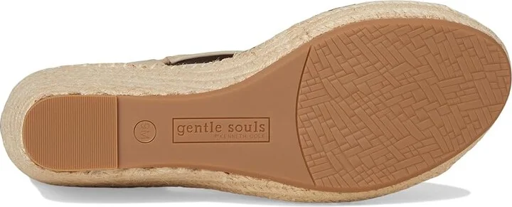 Gentle Souls by Kenneth Cole Corinne Women's Wedge Shoes Warm Sand Suede : 11 M, Leather - Image 3