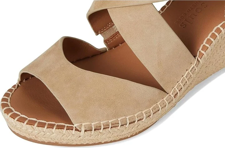 Gentle Souls by Kenneth Cole Corinne Women's Wedge Shoes Warm Sand Suede : 11 M, Leather - Image 7