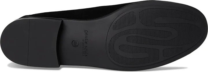Gentle Souls by Kenneth Cole Crew Women's Flat Shoes Black Suede : 7.5 M - Image 3