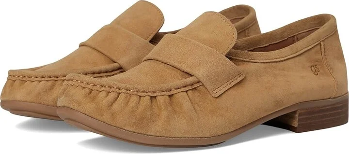 Gentle Souls by Kenneth Cole Crew Women's Flat Shoes Camel Suede : 6 M