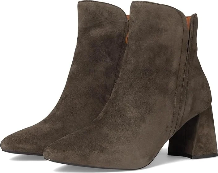 Gentle Souls by Kenneth Cole Danbury Women's Boots Shitake Suede : 9 M, Leather