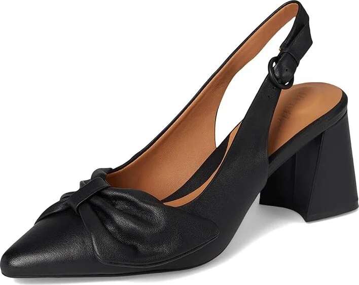 Gentle Souls by Kenneth Cole Diana High Women's Heels Black Leather : 7 M, Leather/Rubber - Image 5