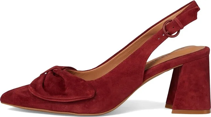 Gentle Souls by Kenneth Cole Diana High Women's Heels Burnt Red Suede : 7 M, Leather/Rubber - Image 6