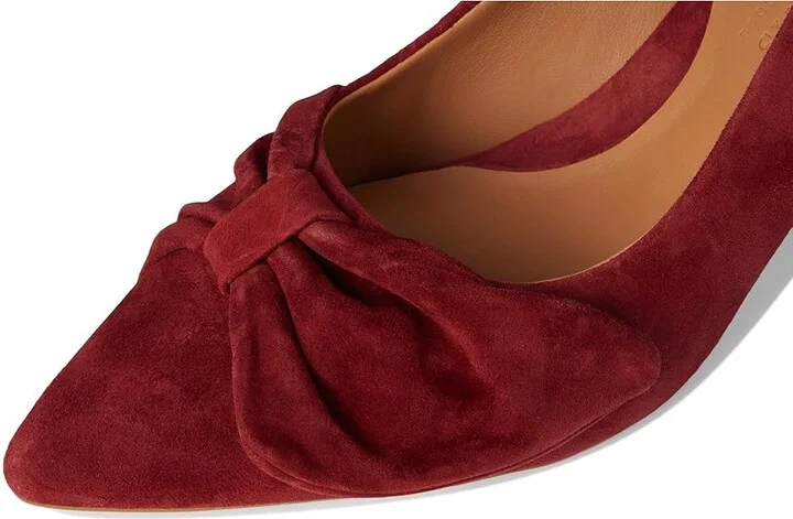 Gentle Souls by Kenneth Cole Diana High Women's Heels Burnt Red Suede : 7 M, Leather/Rubber - Image 7