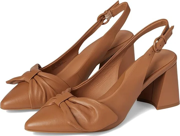 Gentle Souls by Kenneth Cole Diana High Women's Heels Camel Leather : 8 M, Leather/Rubber
