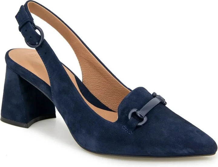 Navy Suede