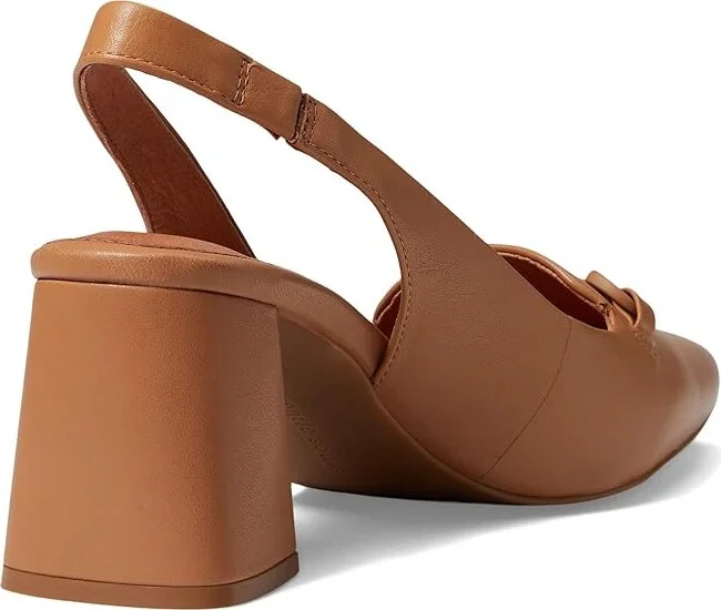 Gentle Souls by Kenneth Cole Dionne Sling Women's Shoes Camel : 5.5 M, Leather - Image 4