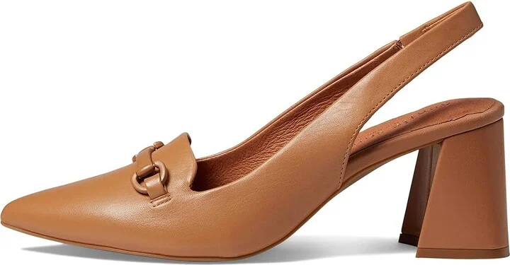Gentle Souls by Kenneth Cole Dionne Sling Women's Shoes Camel : 5.5 M, Leather - Image 5
