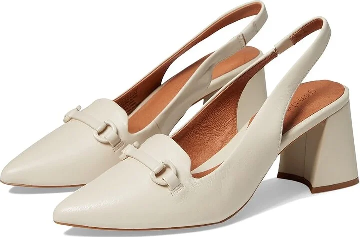 Gentle Souls by Kenneth Cole Dionne Sling Women's Shoes Stone : 7.5 M, Leather