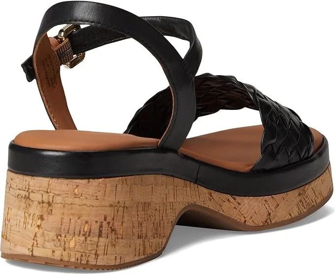 Gentle Souls by Kenneth Cole Dorris Women's Dress Sandals Black Leather : 7 M - Image 4