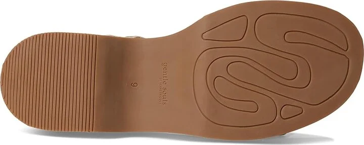 Gentle Souls by Kenneth Cole Dorris Women's Dress Sandals Platino Leather : 9 M - Image 3