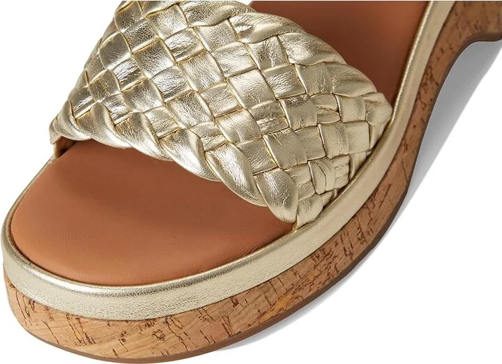 Gentle Souls by Kenneth Cole Dorris Women's Dress Sandals Platino Leather : 9 M - Image 7