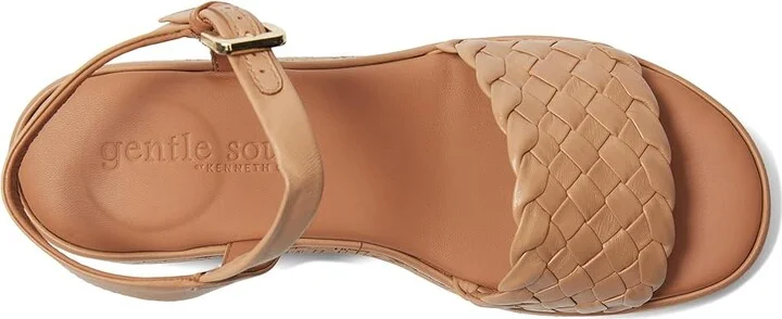 Gentle Souls by Kenneth Cole Dorris Women's Dress Sandals Tan Leather : 8 M - Image 2