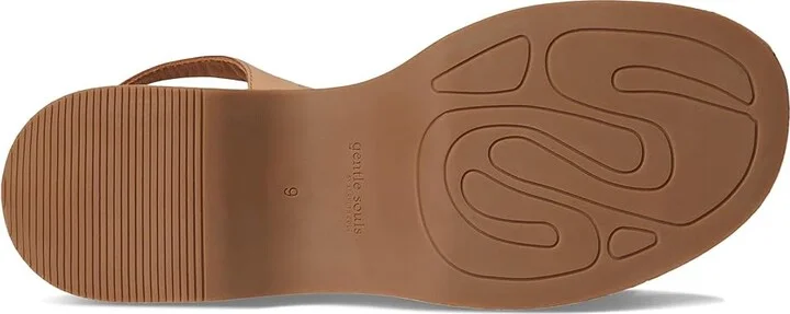 Gentle Souls by Kenneth Cole Dorris Women's Dress Sandals Tan Leather : 8 M - Image 3