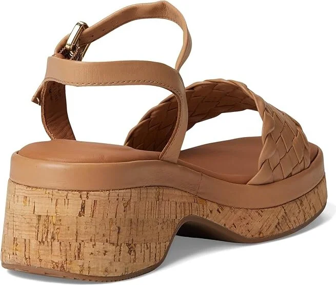 Gentle Souls by Kenneth Cole Dorris Women's Dress Sandals Tan Leather : 8 M - Image 4
