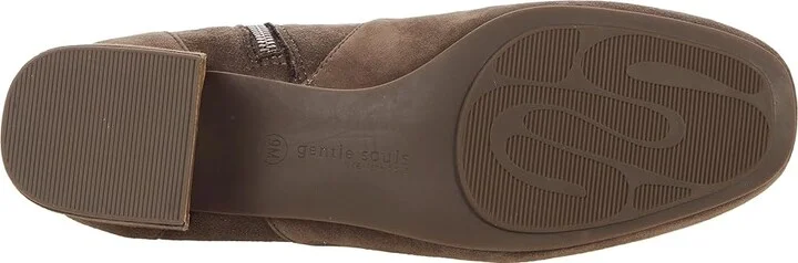 Gentle Souls by Kenneth Cole Ella Stretch Bootie Women's Shoes Almond : 6 M, Textile/Leather - Image 3